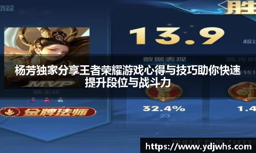 杨芳独家分享王者荣耀游戏心得与技巧助你快速提升段位与战斗力